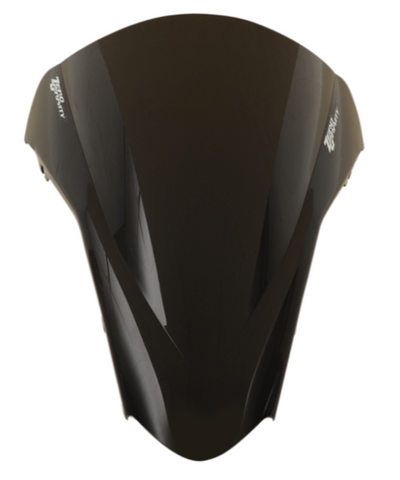 Zero Gravity Double Bubble Windscreen for 2002-09 Honda VFR800 Intercepteor - Dark Smoke - 16-454-19