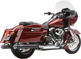 Cobra USA RPT Slip-On Mufflers for 1995-16 Harley Bagger - Black - 6070RB