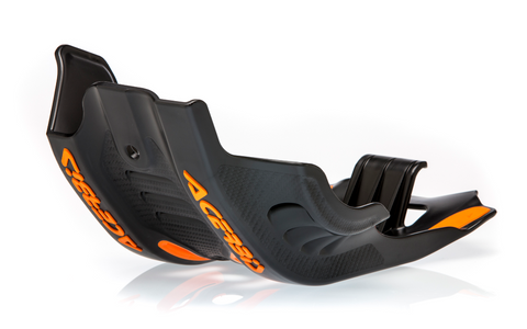 Acerbis Offroad Skid Plate for 2020-21 KTM models - Black/16 Orange - 2791645229