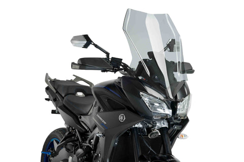 Puig Touring Windscreen for 2018-20 Yamaha Tracer 900 - Smoke - 9725H