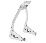 BikeMaster Universal Aluminum Stands - Polished - Rear - TLAMS500