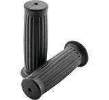 BikeMaster Grips - Black/Classic Lines - 7/8 Inch Bars - WLG-225-Black