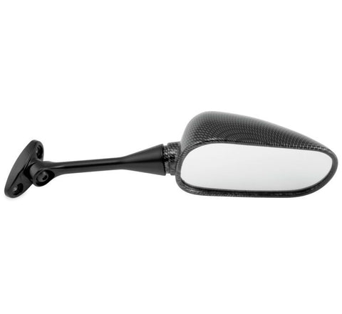 BikeMaster Replacement Right Mirror for Honda CBR600RR - Carbon Fiber - 600280