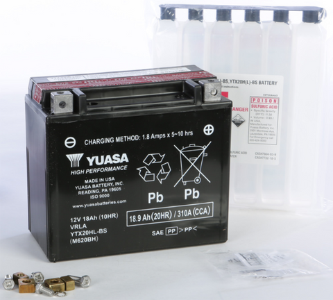 Yuasa YTX20HL-BS Maintenance Free Battery - YUAM620BH