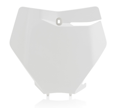 Acerbis Front Number Plate for KTM models - White - 2736270002