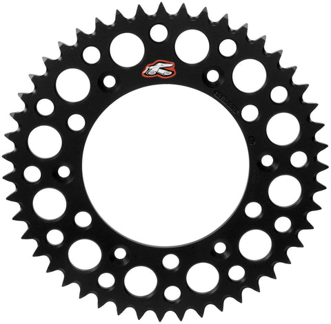 Renthal Ultralight Rear Sprocket - 520 Chain Pitch x 49 Teeth - Black - 150U-520-49GBBK