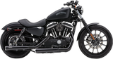 Cobra USA RPT Slip-On Mufflers for 2014-22 Harley Sportster models - 3-inch/Black - 6081RB