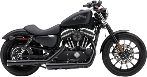 Cobra USA RPT Slip-On Mufflers for 2014-22 Harley Sportster models - 3-inch/Black - 6081RB