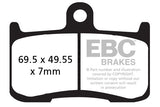 EBC EPFA491HH Front Road Race Brake Pads For 2009-13 Triump Daytona 675