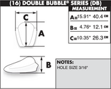 Zero Gravity Double Bubble Windscreen for 2015-17 Ducati Panigale 959 / 1299 - Clear - 16-739-01
