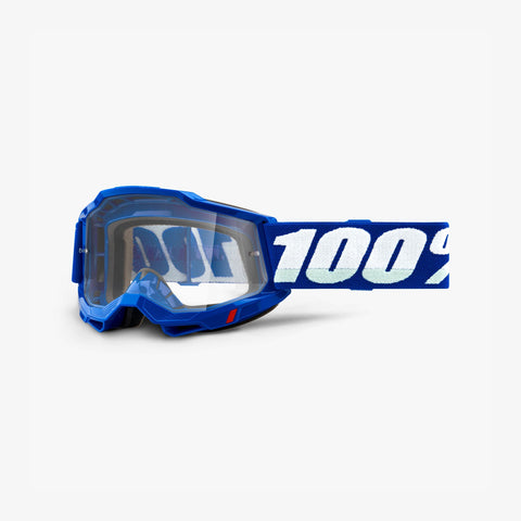 100% Accuri 2 OTG Goggles - Blue with Clear Lens