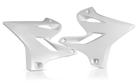 Acerbis Radiator Shrouds for 2015-21 Yamaha YZ / WR - White - 2402980002