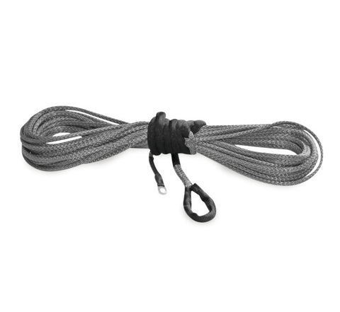 KFI Products - SYN19-S50 - Synthetic Winch Cable Line  - Smoke - 3/16 x 50'