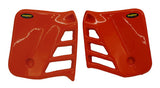 Maier 600137 ORANGE RADIATOR SCOOPS HONDA DIRT BIKE