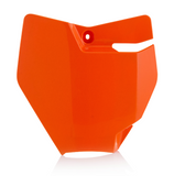 Acerbis Front Number Plate for 2016-21 KTM 65 SX - Orange - 2449405226