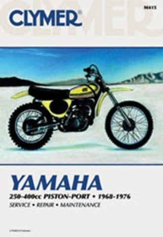 Clymer M415 Service & Repair Manual for 1968-76 Yamaha 250-400cc Piston-Port