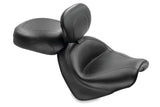 Mustang Wide Touring Seat with Driver Backrest for 2004-09 Honda VTX1300C - 79561