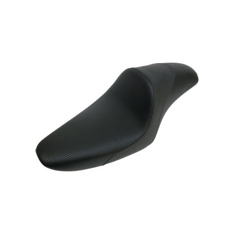 Saddlemen Americano Cafe 2-Up Seat for 1979-03 Harley Sportster models - Black/Smooth - 8585CJ