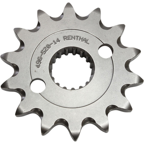 Renthal Grooved Front Sprocket - 520 Chain Pitch x 14 Teeth - 496--520-14GP