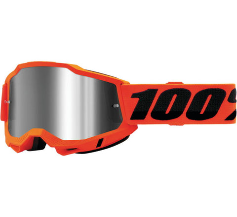 100% Accuri 2 Goggles - Orange with Silver Mirror Lens