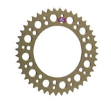 Renthal Ultralight Rear Sprocket - 525 Chain Pitch x 42 Teeth - Gold - 443U-525-42P-HA
