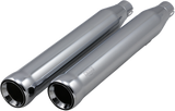 Cobra USA Neighbor Hater Mufflers for 2007-17 Harley Softail Models - Chrome - 6043