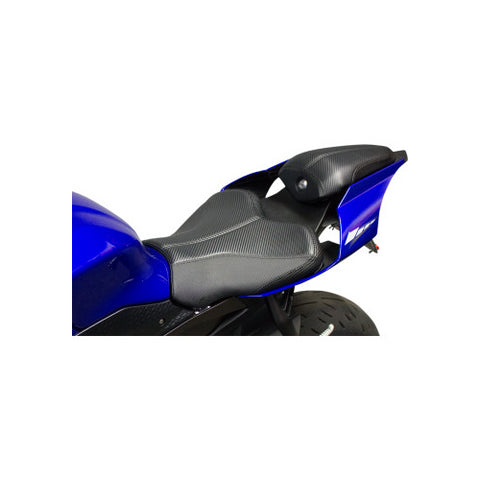 Saddlemen GP-V1 Solo Seat for 2015-21 Yamaha YZF-R1 - Black/Carbon Fiber - 0810-Y147