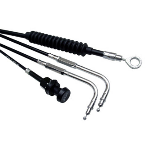 Motion Pro Black Vinyl LW Clutch Cable for Harley Dyna / Street - 06-0406