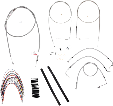 Burly Brand  B30-1086 Cable and Brake Line Kits for 2007 Harley FLH models