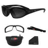 Bobster Eyewear Bobster BDG001 Road Master Convertible Goggles (Black Frame) Photochromic Lenses - 2