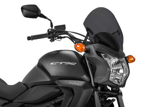Puig Naked Gen Sport Windscreen for 2014-17 Honda CTX700 - Dark Smoke