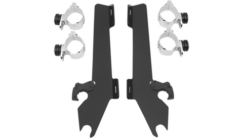 Memphis Shades Trigger Lock Mounting Kit for 2004-09 Honda VTX1300C - Black - MEM8994