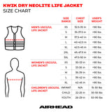 AirHead SWOOSH Neolite Kwik-Dry Flex Life Vest - Red - Medium
