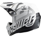 Answer Racing AR1 V2 Bold Motocross Helmet - White/Black - Youth Small