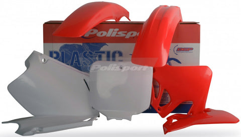 Polisport MX Plastics Kit for 1995-96 Honda CR125R / CR250R - OEM Red - 90079