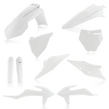 Acerbis Full Replacement Plastics Kit for 2019-21 KTM SX / XC models - White - 2726490002