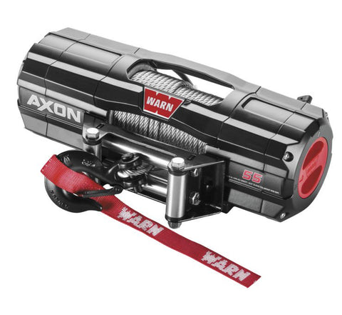 Warn AXON 5500 Winch with Wire Rope - 5500 Pound Load Capacity - 101155