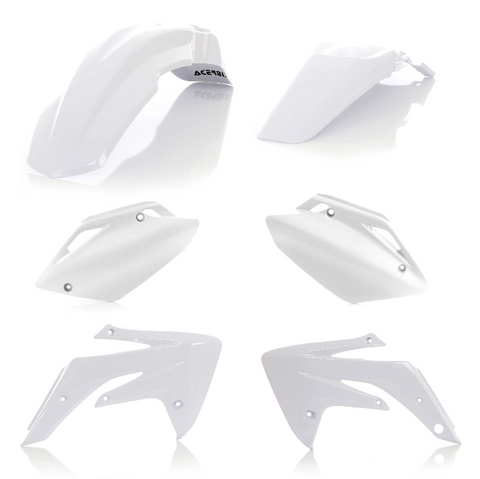 Acerbis Standard Replacment Plastics Kit for 2007-22 Honda CRF150R - White - 2084600002