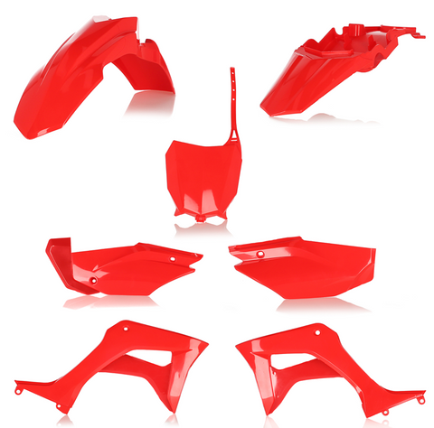Acerbis Full Body Plastics Kit for 2019-22 Honda CRF110F - Red - 2861930227
