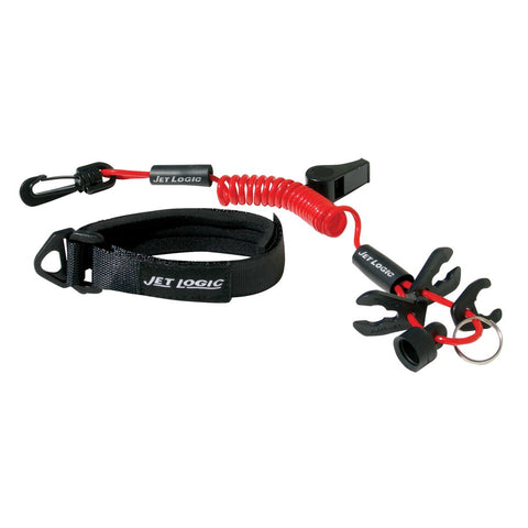 Jet Logic Ultimate Lanyard for Personal Waterccrafts - Red / Black - UL-2