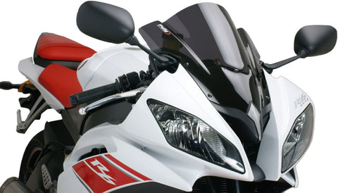 Puig Z Racing Windscreen for 2008-16 Yamaha YZF-R6  - Dark Smoke