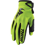 Thor Sector Gloves for Men - Acid Yellow - X-Small