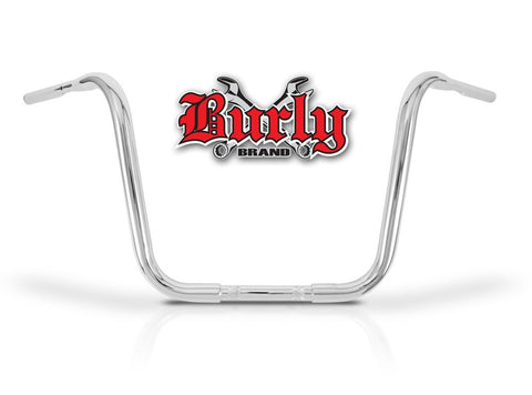 Burly Brand B28-336T - 14 - inch Gorilla Ape Hanger 1 1/4  diameter Handlebar - Chrome