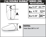 Zero Gravity Double Bubble Windscreen for 2008-10 Suzuki GSX-R600/750 - Light Smoke - 16-112-02