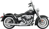 Bassani Road Rage Long Exhaust System for 1986-17 Harley Softail models - Chrome - 12111J