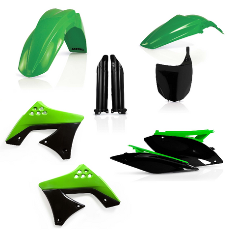 Acerbis Full Replacement Plastics Kits for 2009-12 Kawasaki KX250F - Original 09 - 2198050438