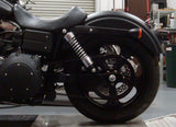 Burly Brand B28-279 - Low Cruiser Rear Lowering Kit for Harley-Davidson FLH - FLT - Black