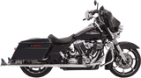 Bassani Xhaust 33in Fishtail Mufflers for 1995-16 Harley Models - Chrome - 1F17E33