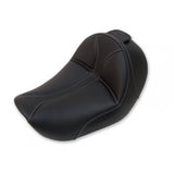 Saddlemen Dominator Solo Seat for 2006-17 Harley Dyna models - Black/Carbon Fiber - 806-04-0042