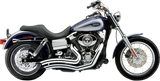 Cobra USA Speedster Short Swept Exhaust for 2012-17 Harley Dyna models - Chrome - 6229
